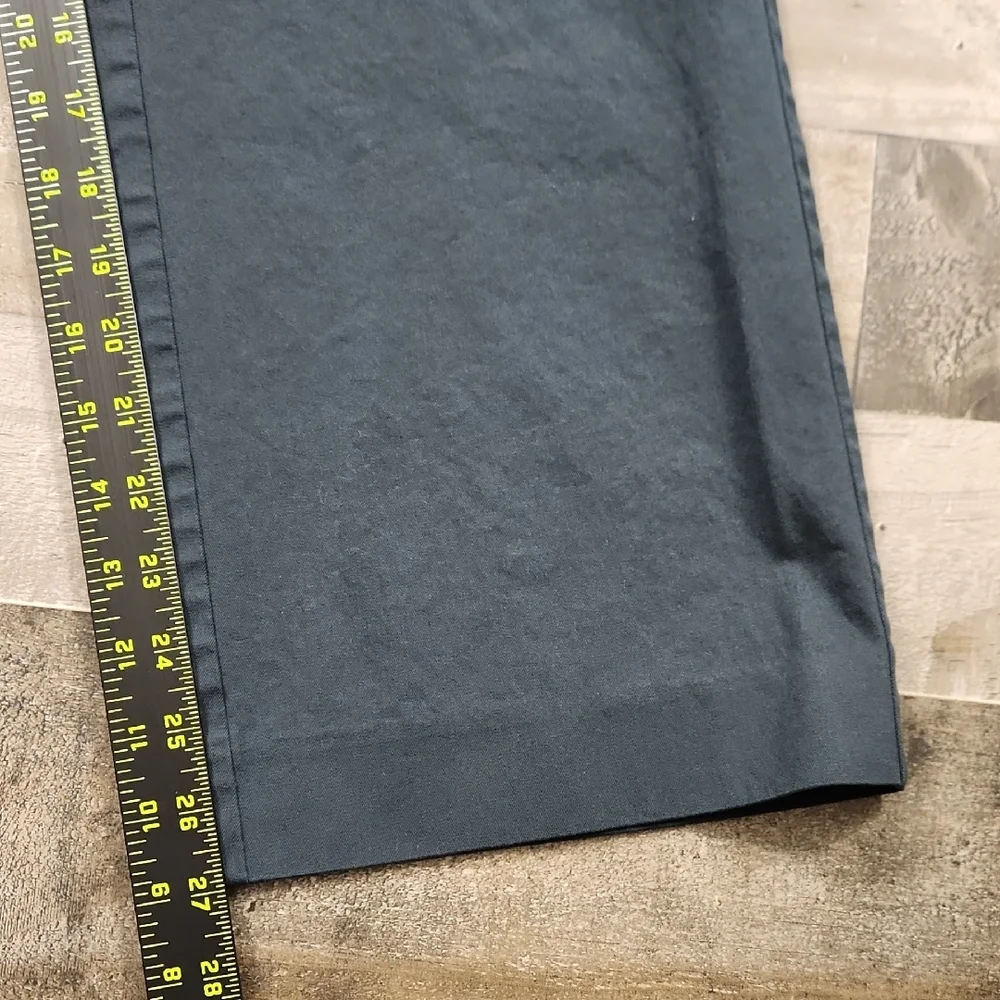 Eileen Fisher Boot Cut Flare‎ Pants Womens 8 Gray Organic Cotton